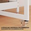 Four-Person Drop Leaf Table - White