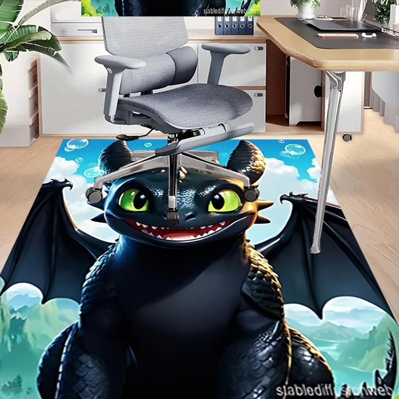 Dragon Flight Adventure Carpet For Playroom Bedroom Living Room Sofa Home Decorkids Game Area Rug Nonslip Floor Mat