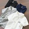 Kids Summer Cotton Polo Shirt Short Sleeve Collar T Shirt For Boys And Girls White Breathable Top