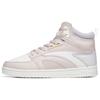 New Street Naughty High Top Skateboard Shoes Women's White Gray 122238067-4