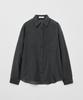 MONGDOL Tencel See-Through Loose Fit Shirt Charcoal Mdsh019Charcoal