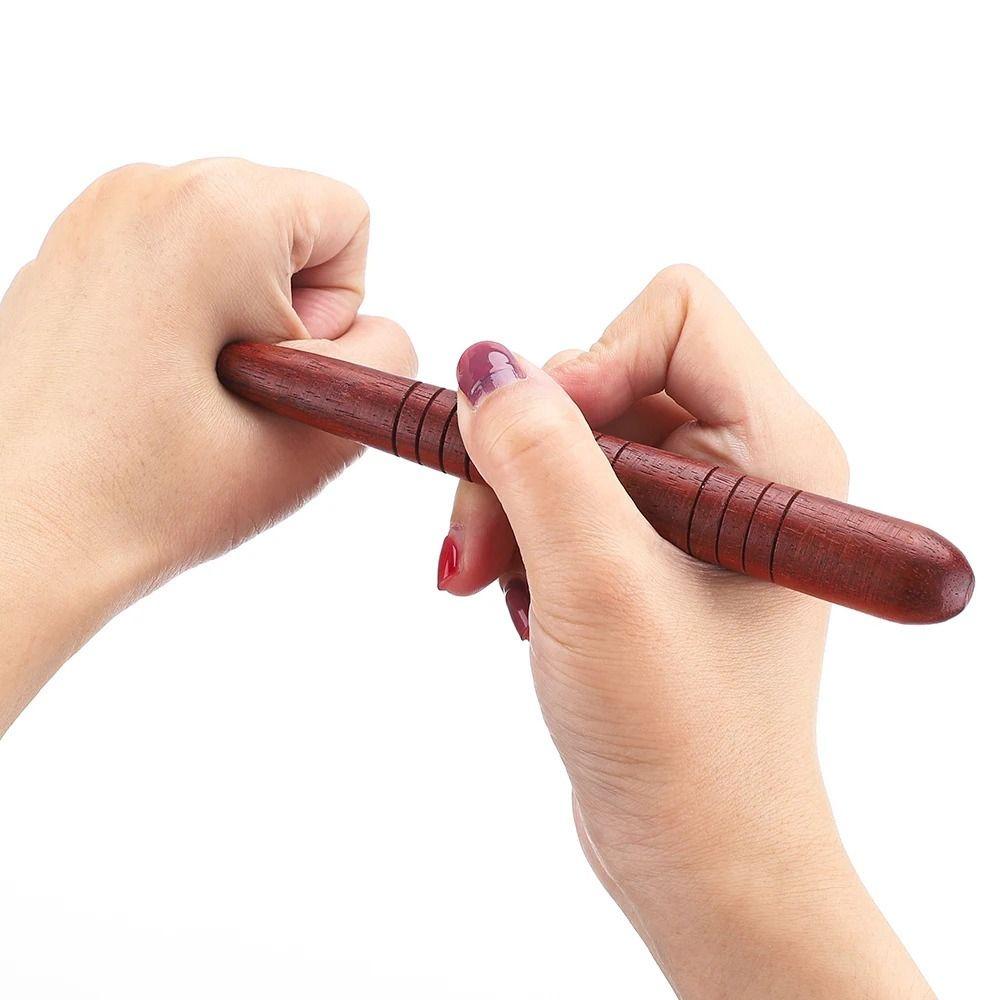Wooden Acupoint Massage Stick Beauty Auxiliary Tool Massager  for Relieve Physical Fatigue