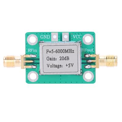 RF Signal Module Medium Power Amplifier Ultra Wideband 5M 6GHz 20dB Gain Electronic Components