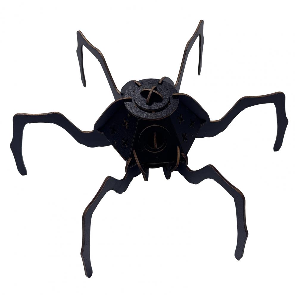 3d Wooden Spider Diy Kit Halloween Wooden Craft Project Steampunk Mechanical Spider 3d Wooden Puzzle for Halloween