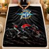 Flannel BlanketMV Agusta Warm Soft Throw Blanket for Indoor Sofa Bed Living Room Use