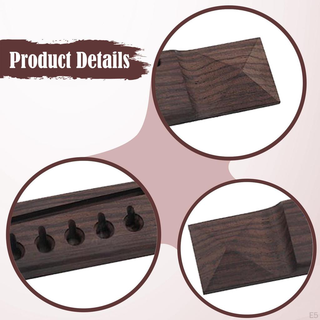 Guitar Bridge Accessories Compact Replace Lightweight Music Instrument Part for 6 String