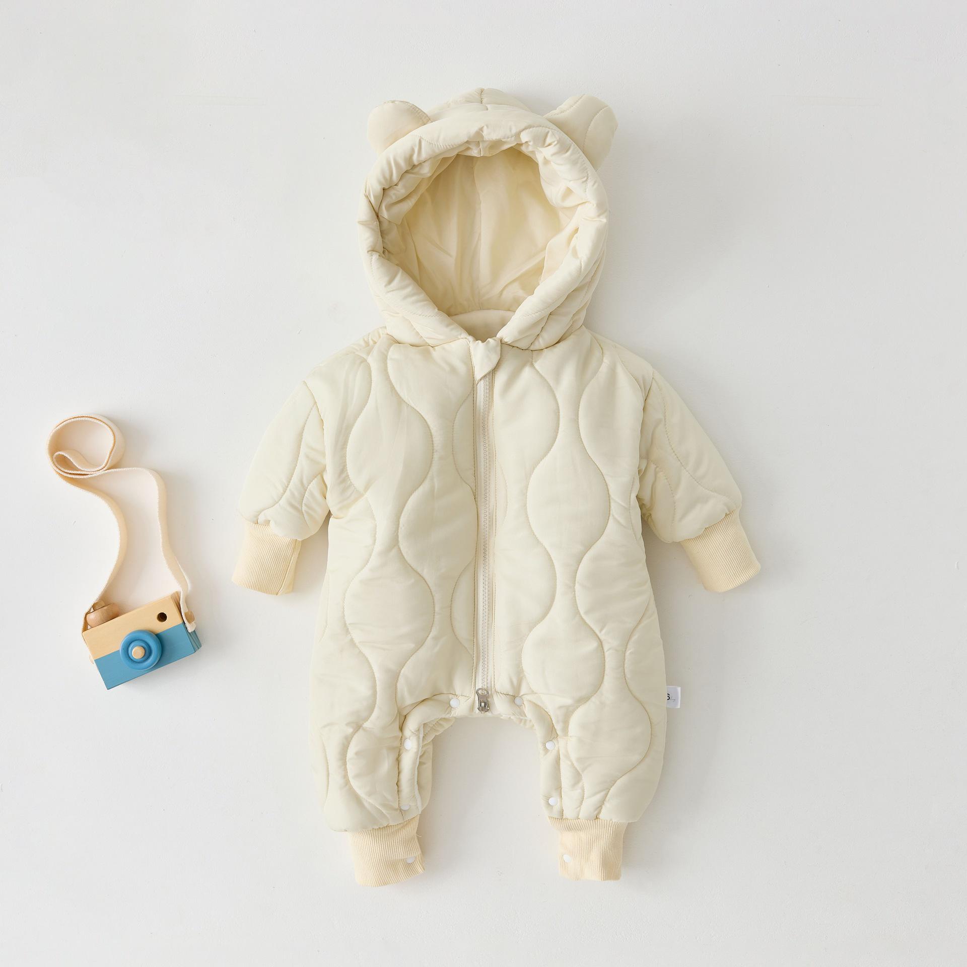 

Очаровательный детский ромпер с капюшоном и хлопковой подкладкой для осени/зимы 80 cm