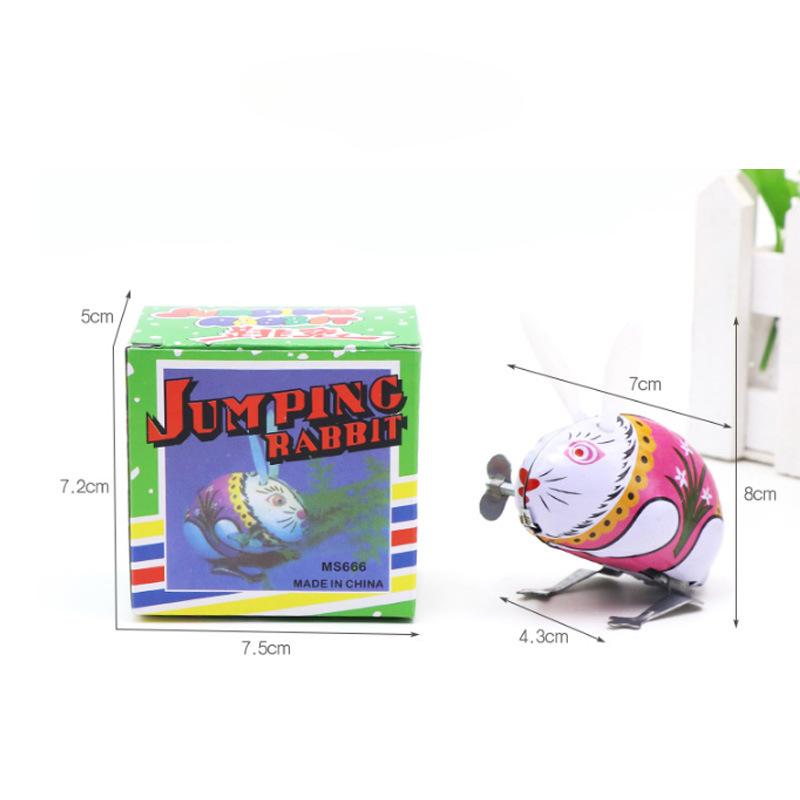 Взрослые Классические Железные Кролики Заводные Игрушечные Игрушечные Прыгающие Кролики — фото 2