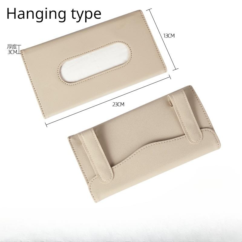 Car Tissue Box Car Sun Visor Tissue Box Holder Auto Interior Storage Mask Storage Box Decoration For Universal Car Accessories