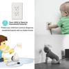 2Pcs Power Socket Cover Baby Safety Socket Cover Self Closing Childproof Socket Cover with 1 Screw Child Safety Accessories