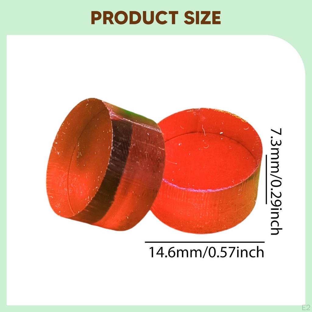 10 Pcs Clear Pool Cue Tips for Billiard