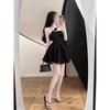 Sommer neuer Stil Neckholder Top Tutu Rock Slim Fit und dünnes Kleid im ausländischen Stil Damen