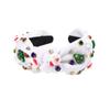Bow Christmas Hairband Snowflake Party Cosplay Props Soft Snowman Creative Hair Hoop  Festival