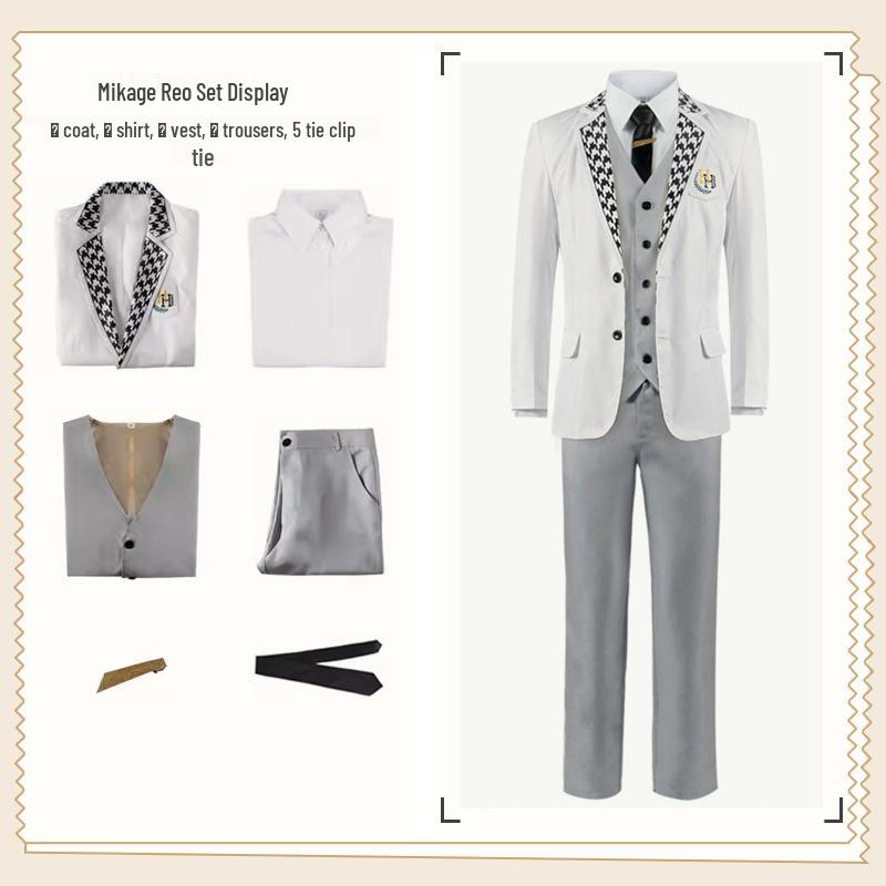 2025 Blue Lock Cosplay Dámský a Pánský Sako s Dlouhým Rukávem Sportovní Kostýmová Sada