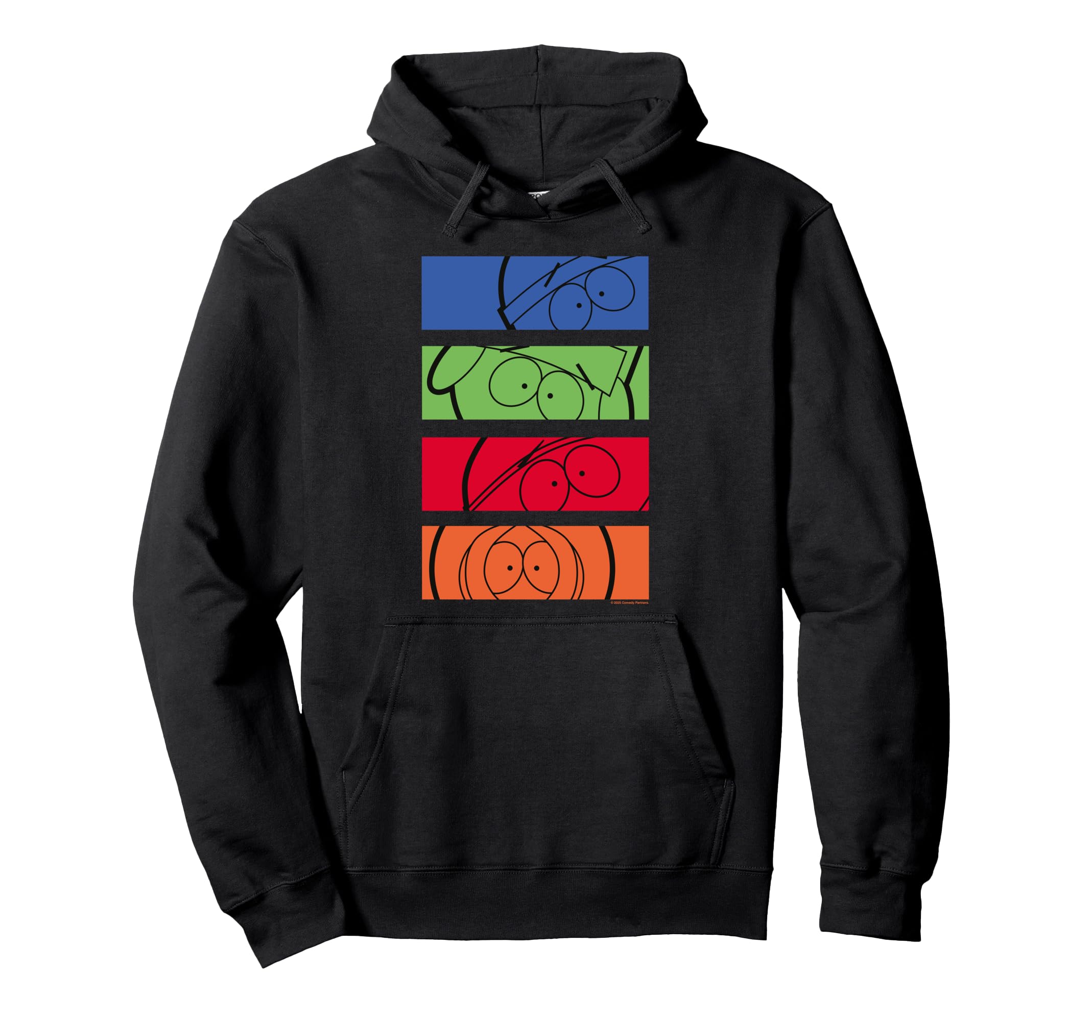 

South Park Stan, Kyle, Cartman & Kenny Color Pop Art Hoodie