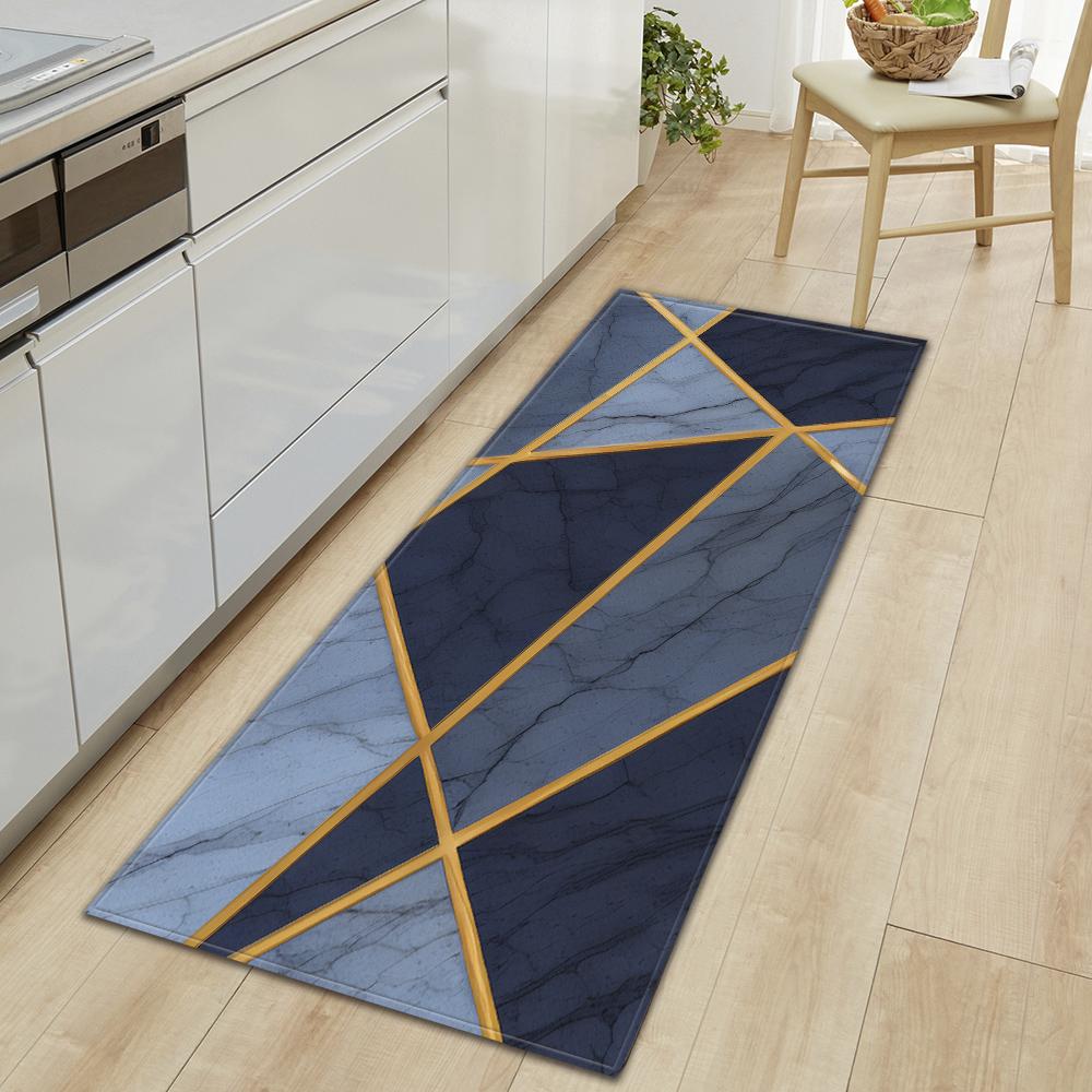 Kitchen Mat Bedroom Non-slip Floor Mat Entrance Door Mat Corridor Living Room Floor Bathroom Door Carpet