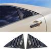 2Pcs Rear Side Window Louver Vent Trim For Toyota Camry 2007-2011