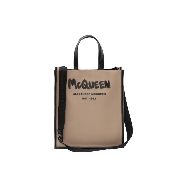 New Alexander McQueen Polyester Handbag, Shoulder Bag, Crossbody Bag Men's Brown 668591-1AAHI-9581