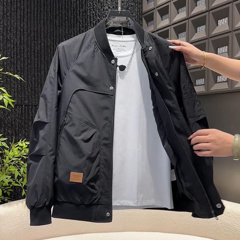 Men's Cotton Padded Baseball Jacket - Autumn/Winter Fashion Trend, Versatile Workwear & Casual Top