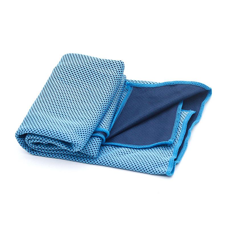 Cooling Icy Silk Fitness Towel - Cold Sports Towel