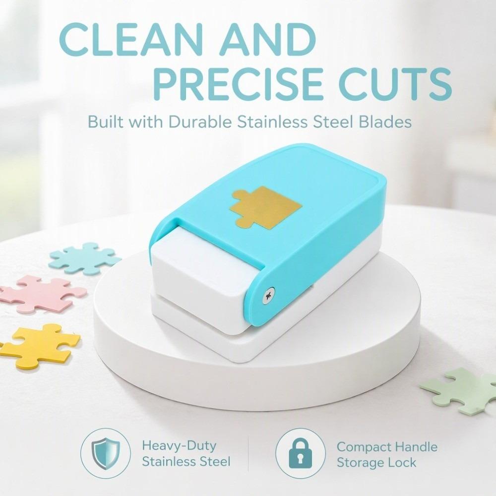 1 Inch Jigsaw Puzzle Punch Hand Punch Custom Photo Puzzle Tool DIY Puzzle Punch Handmade Craft