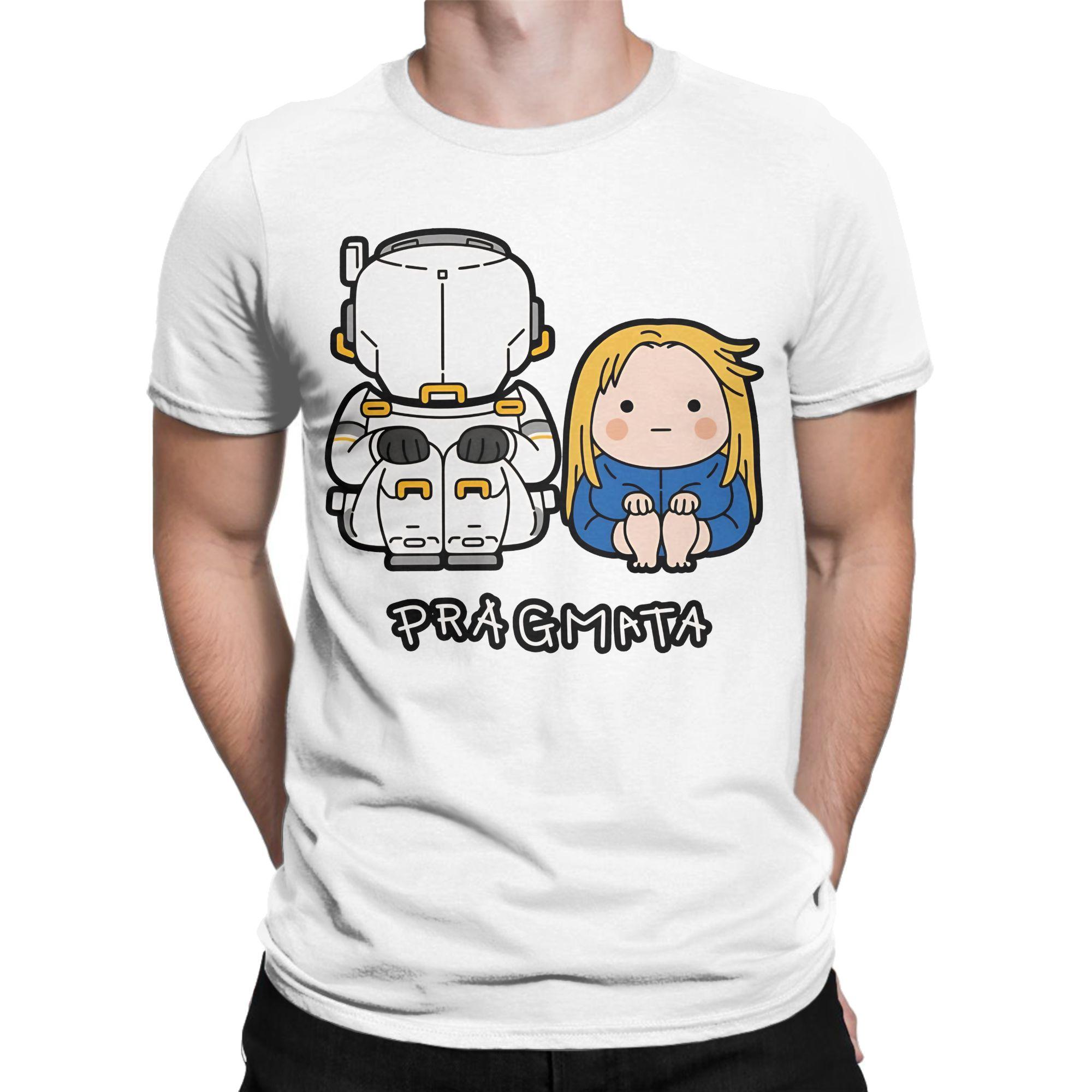 Pragmata II Diana Hugh Game T Shirt For Unisex Women Cotton Top Tee Kawaii Crewneck Short Sleeve S