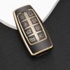 Ny mote TPU bilfjernkontrollnøkkeldeksel for Hyundai Genesis G80 GV70 GV80 2019 2020 8-knapps beskyttelse Nøkkelløs Fob-tilbehør
