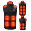 Elektrycznie Podgrzewane Rozmiary 13 Punktów Grzewczych Przód i USB 3 Temperatury Elektrycznie Podgrzewane Zimna Pogoda i Kamizelka, S-9XL, Unisex, Regulowane, 3-Guzikowe