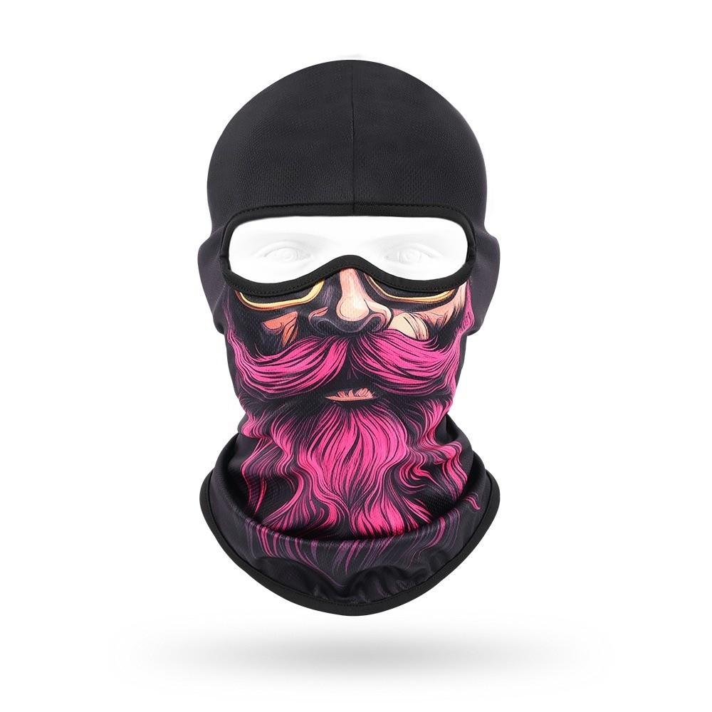 Beard Pattern Full Face Scarf Breathable Head Cover Cap Hood Caps Cycling Mask Outdoor