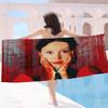Drama Movie P-Pearl Bath Towel Microfiber Soft Water Absorbing Breathable For Girl Kids Decorative Cartoon Beach Towel
