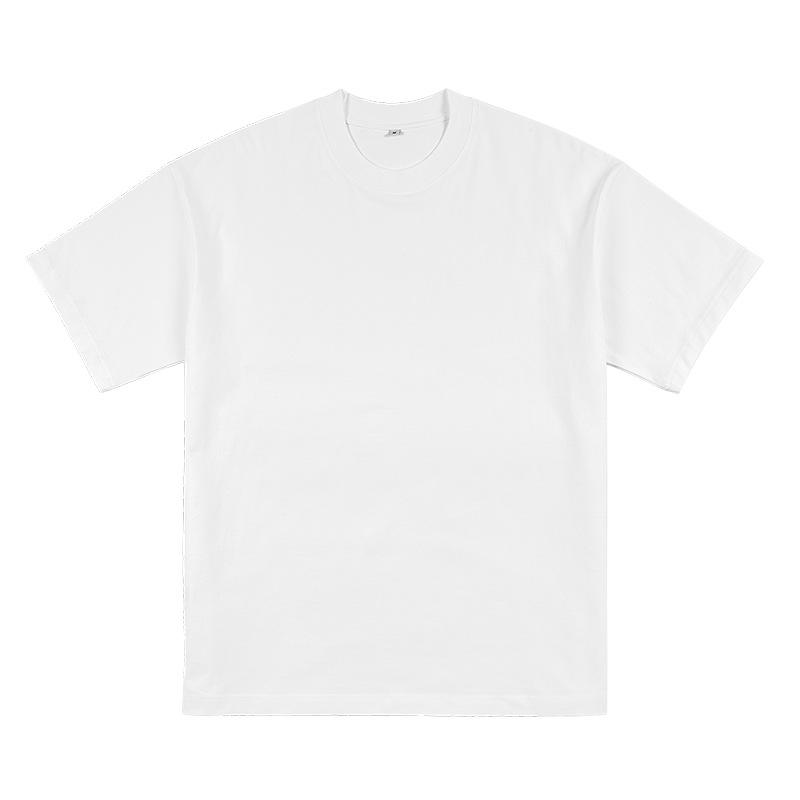 Herr | 240g Högkvalitativ Ren Bomull Casual Mångsidig T-shirt för Både Män och Kvinnor, Snabbtorkande Andningsbar Bas T-shirt