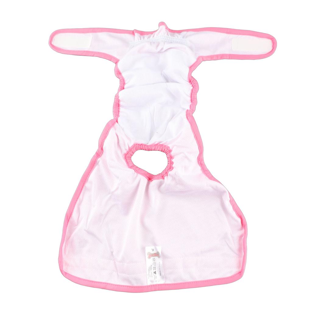 Dog Physiological Pants Soft Adjustable Prevent Nuisance Washable Reusable Diaper Dog Sanitary Pantie for Female Dog