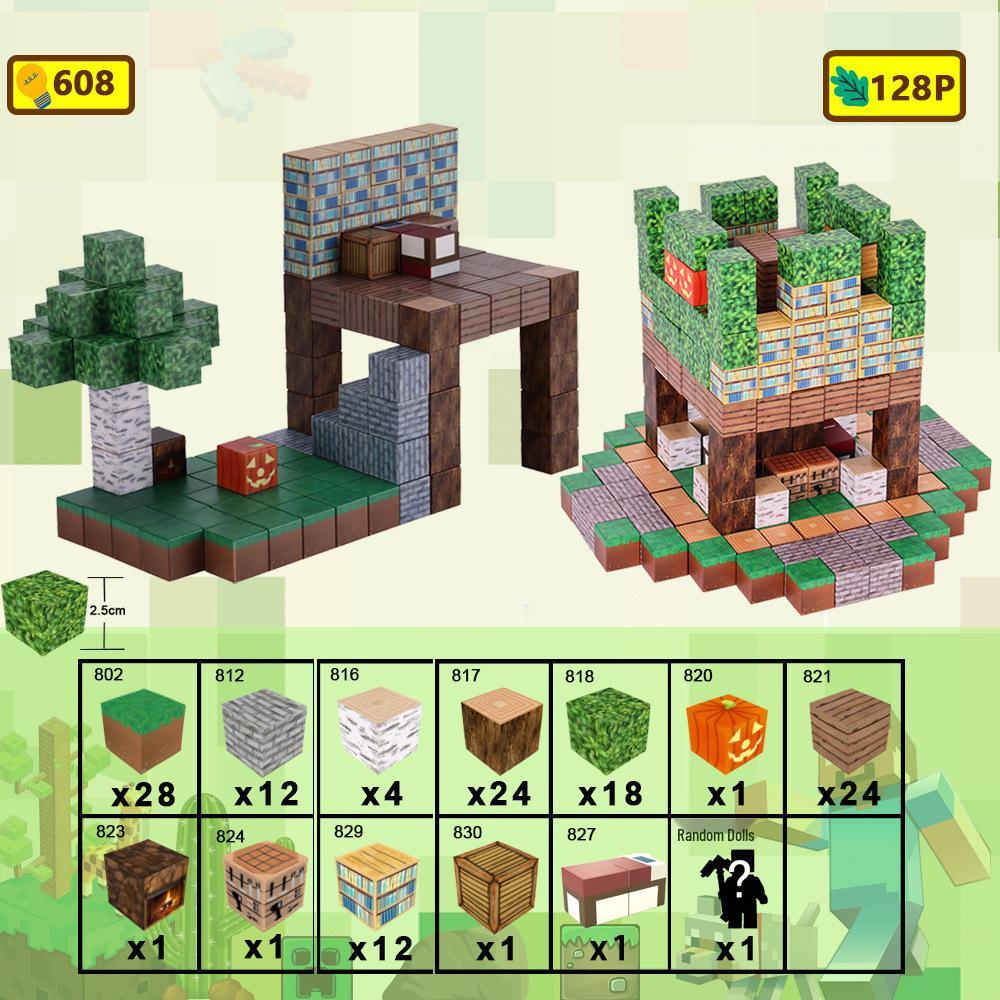 My Magnetic Cube Puzzle: 25MM Mini Building Block Magnets
