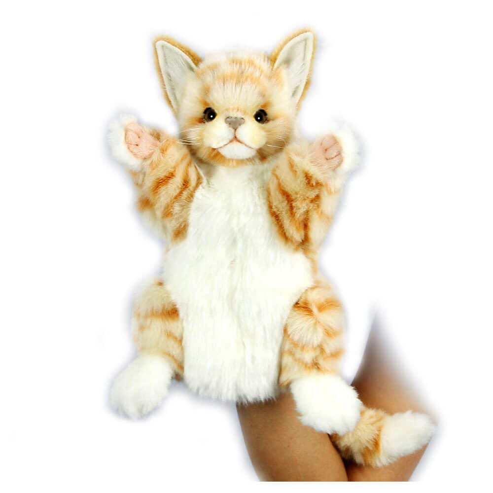 Hansa Realistische Handpuppe (Ingwer-Katze), image size:1000x1000