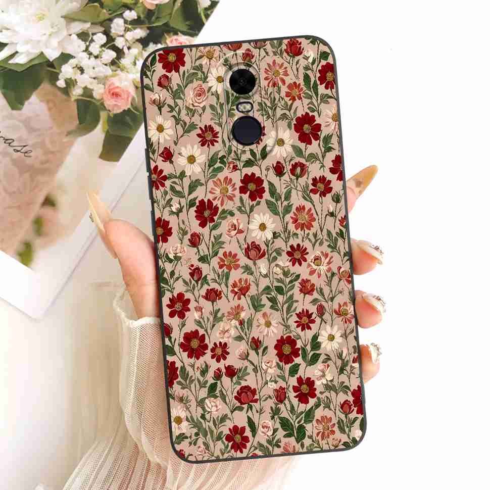 For Xiaomi Redmi 5 Plus (Redmi Note 5) Case Cat Painted Cover Soft Slim Phone Case For Xiaomi Redmi5 Plus 5Plus Note5 Shell