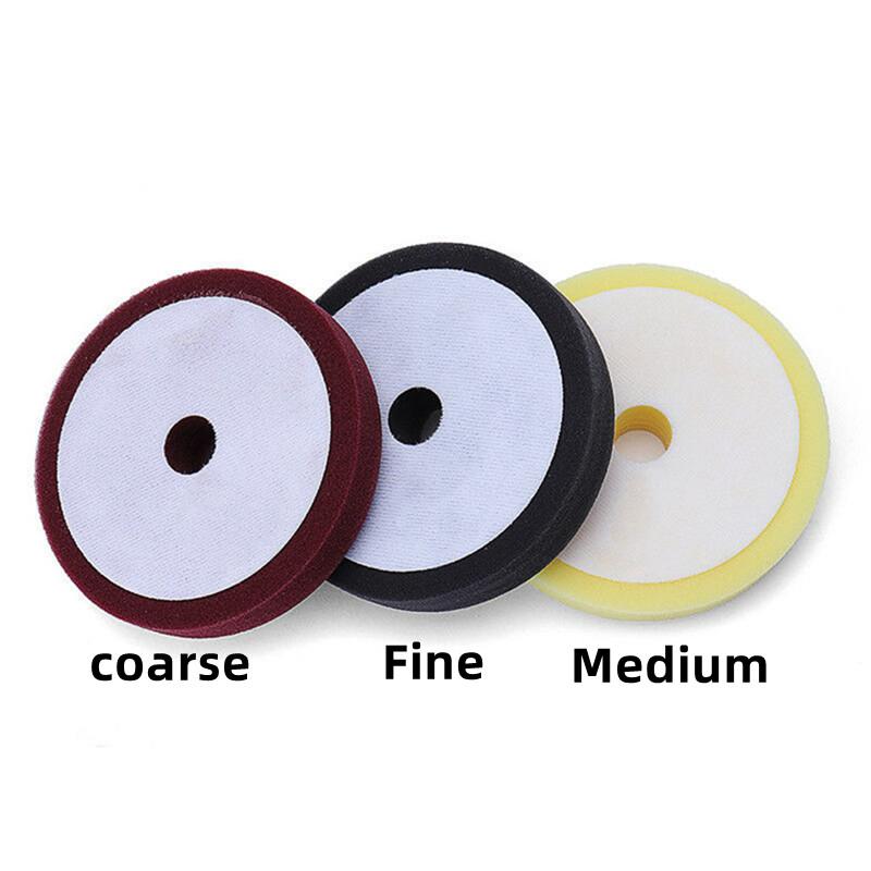 6/7 Inch Sponge Plate Polishing Pad Coarse And Medium Fine Car Polishing Waxing Reduction Disk Sponge Polish Wheel Sponge Wheel