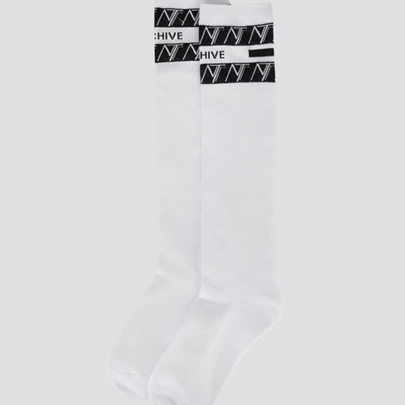 nitina archive pattern knee socks WH