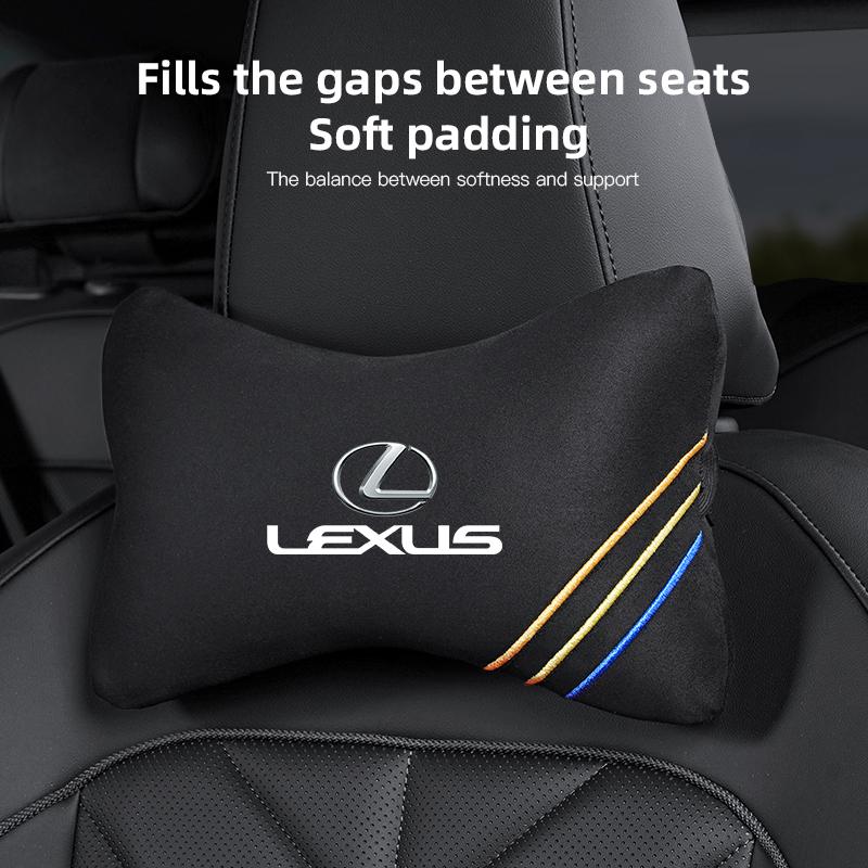 Soft Comfortable Car Neck Pillow Headrest Waist Cushion For Lexus ES RX NX LS UX LM LX GX LC RZ IS CT GS RC HS SC TX LBX IS300 ZY8
