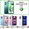 Case for Xiaomi Redmi Note 12 5G - Phonillico® - Shockproof - Flexible TPU - Transparent - Reinforced Protection