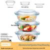 Qiwai Heat-Resistant Glass Bowl with Lid