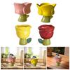 Ceramic Sundae Cups for Ice Cream And Milkshakes 250ml Dessert Bowls