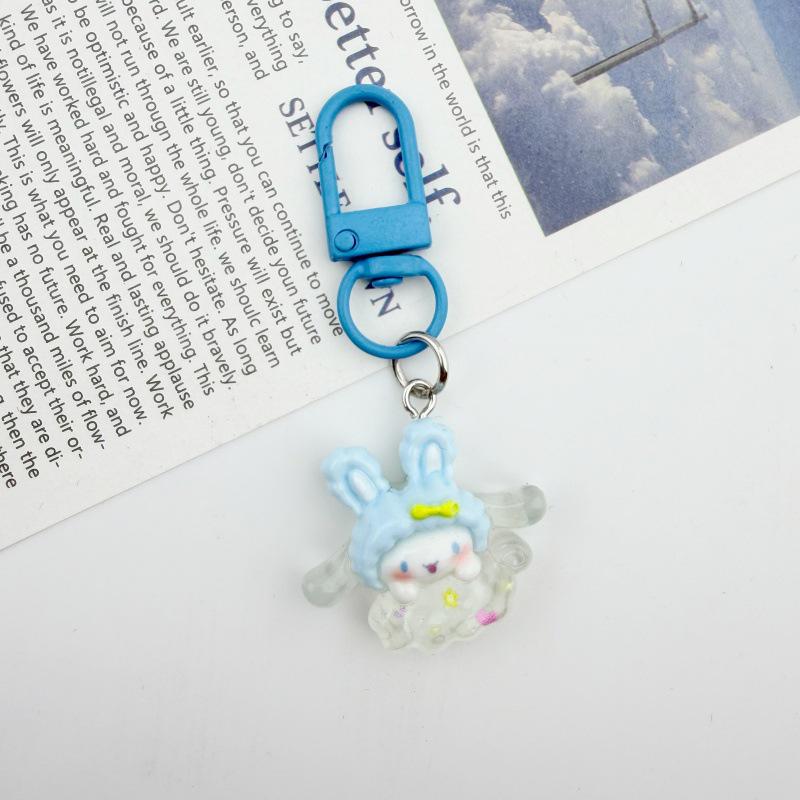 Sanrio Cinnamoroll & Kuromi Transparent Keychain