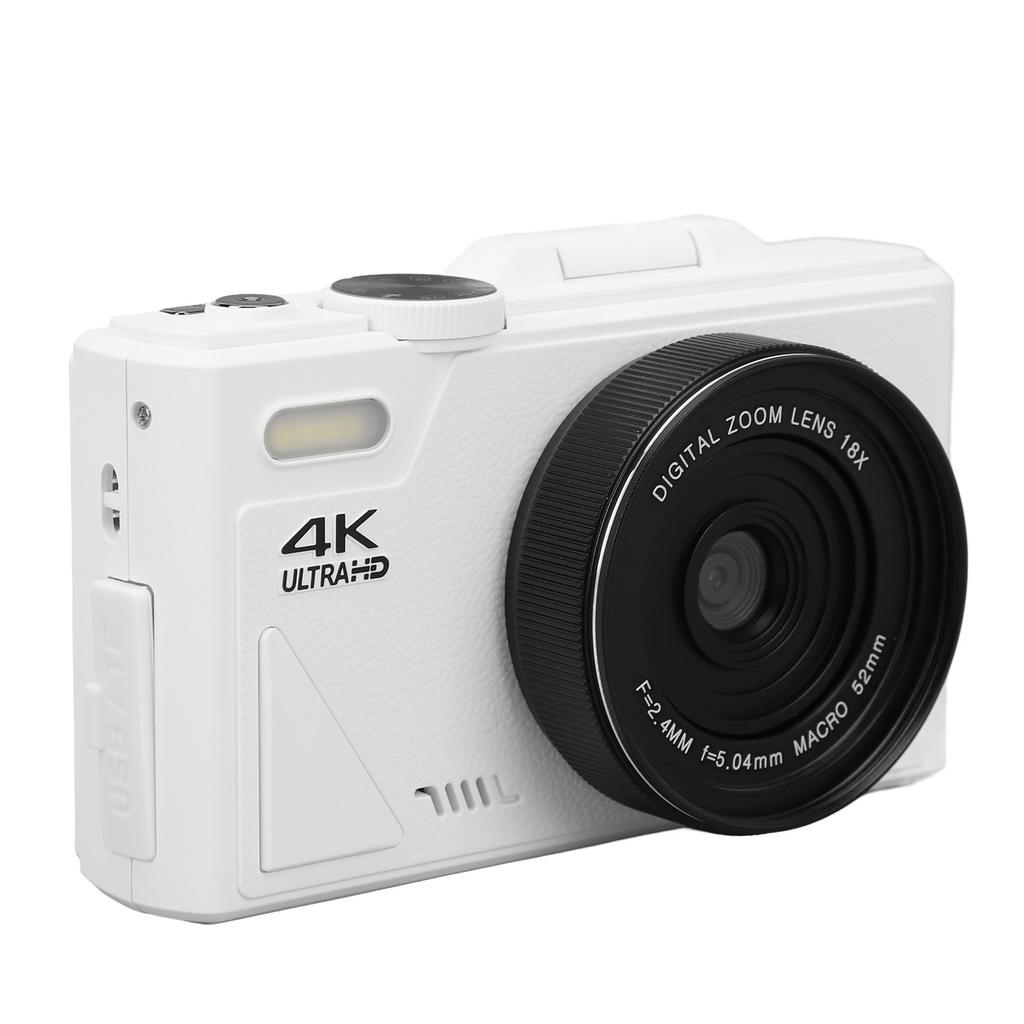 4K Digital Camera for Photography 64MP HD Auto  18X Digital Zoom WiFi Mirrorless Camera with 3 Inch   Screen for Travel