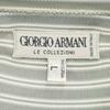 Giorgio Armani Made In Italy Border Pattern Short Sleeve T-shirt L Gray Men's Used