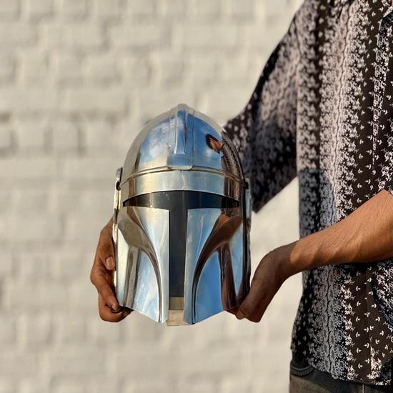 

Стальной шлем Косплей Доспехи Реквизит Коллекционный Шлем Ручной Работы Подарок