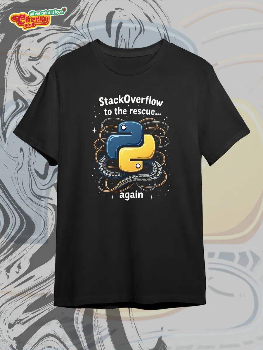 Black T-shirt with The Simpsons on the moon print 2XL