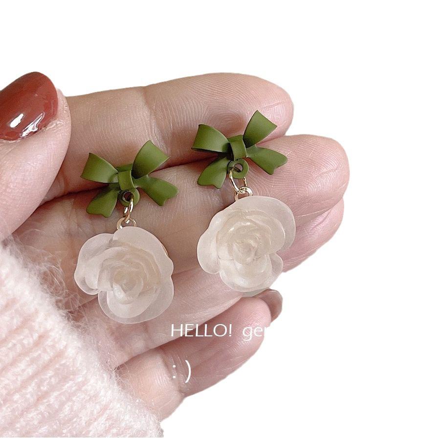 2024 Trendy Colorful Flower Stud Earrings for Women - Summer Fresh Design
