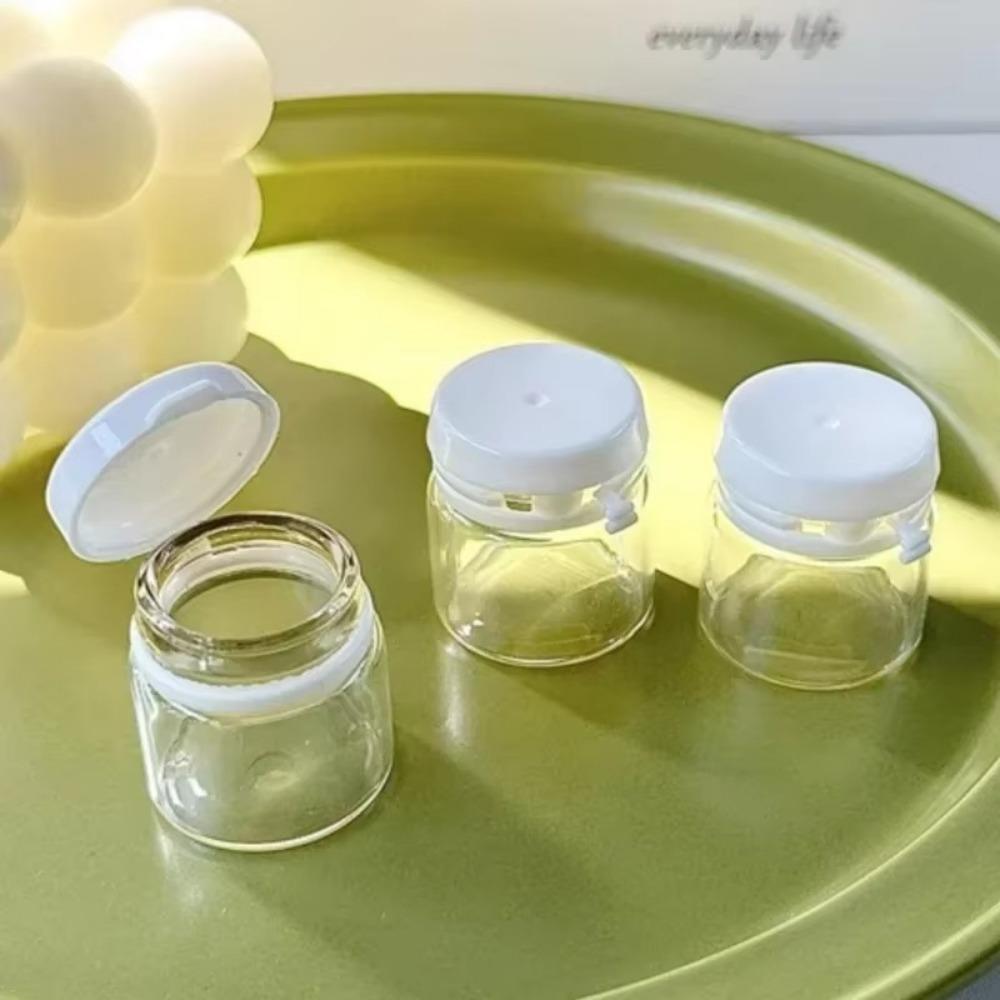 2/5pcs Clear Leak-Proof Travel Bottle for Makeup Remover & Lotion, Portable Dispenser with Flip-Top Essence Bottled Separately