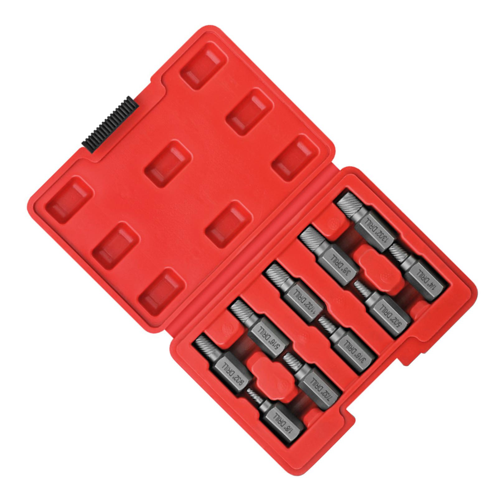 

Набор сверл для экстрактора винтов с шестигранной головкой, набор многошлицевых болтов, скользящие зубья, инструмент для удаления поврежденных сломанных болтов, инструменты для ремонта и сноса 10pcs