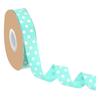 Polka Dot Craft Grosgrain Ribbon Grosgrain Ribbon Roll Wired Edge Ribbon for Party Decoration Gift Wrapping 1 Inch x 48 Yard